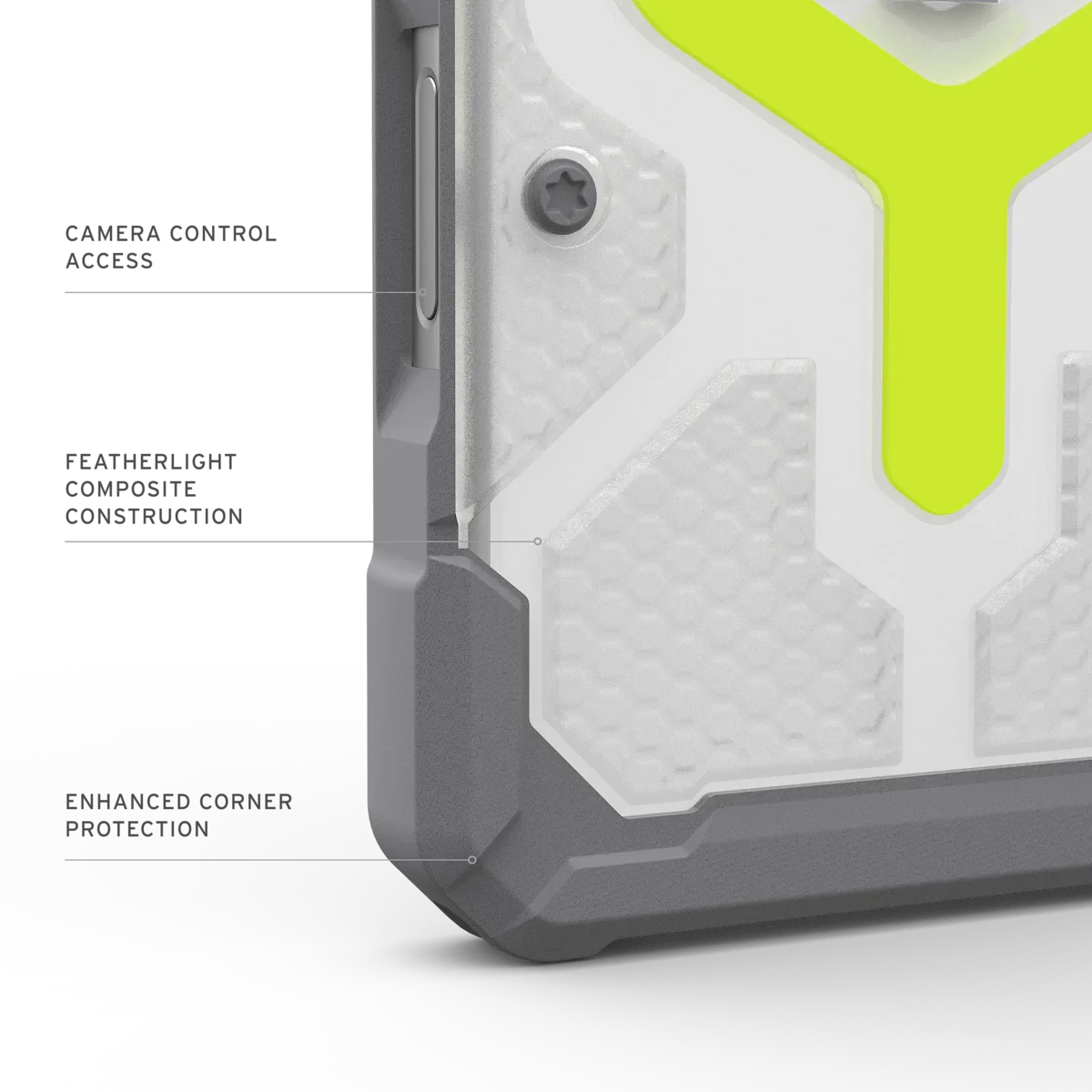 UAG รุ่น Pathfinder Clear (Magsafe) - เคส iPhone 17 Pro Max - สี Active Neon