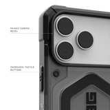 UAG รุ่น Pathfinder Clear (Magsafe) - เคส iPhone 17 Pro Max - สี Ash/Black