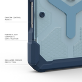 UAG รุ่น Pathfinder Clear (Magsafe) - เคส iPhone 17 Pro Max - สี Blues/Lanyard