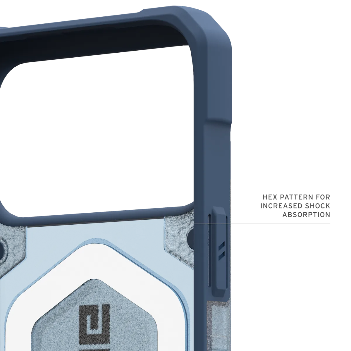 UAG รุ่น Pathfinder Clear (Magsafe) - เคส iPhone 17 Pro Max - สี Blues/Lanyard