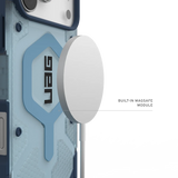 UAG รุ่น Pathfinder Clear (Magsafe) - เคส iPhone 17 Pro Max - สี Blues/Lanyard