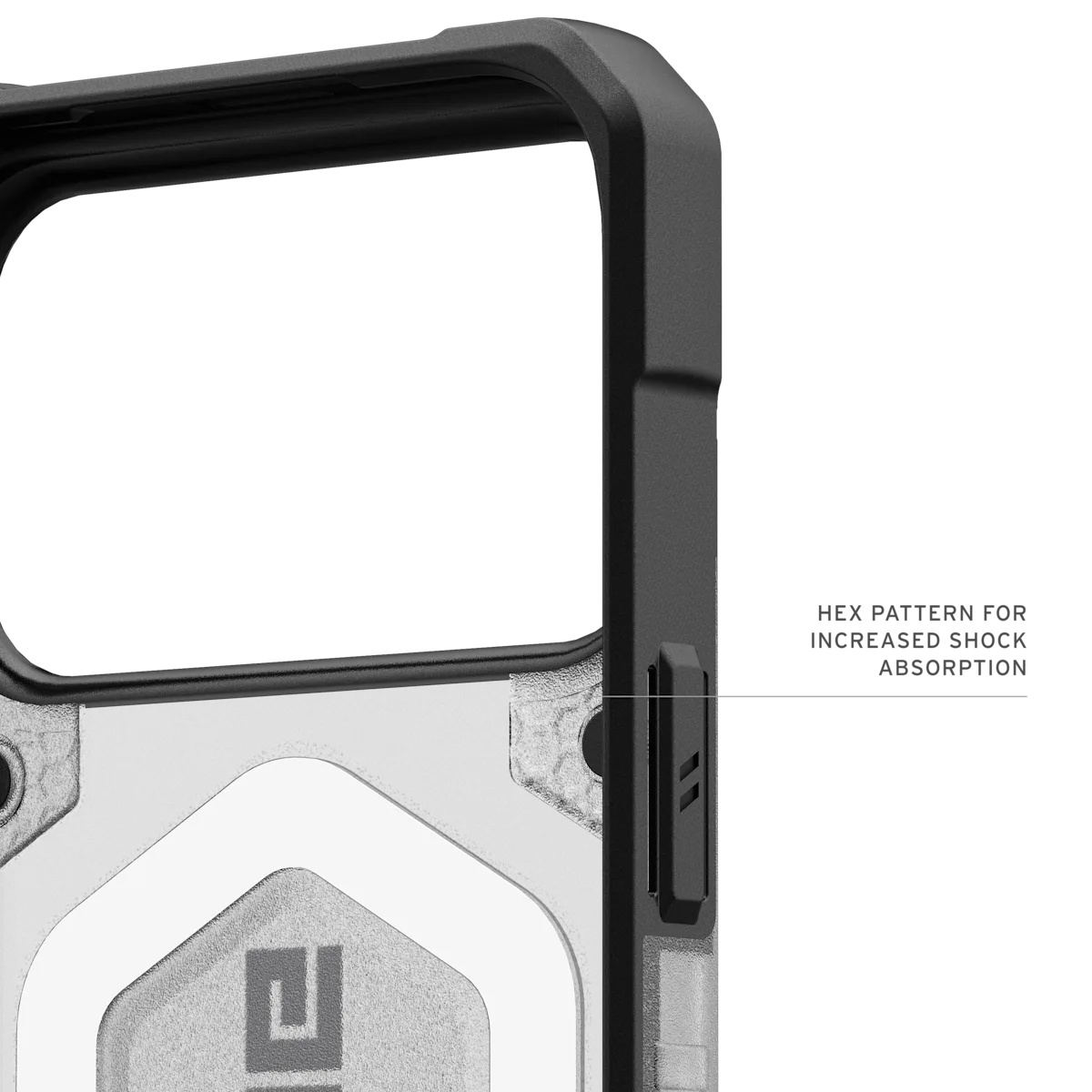UAG รุ่น Pathfinder Clear (Magsafe) - เคส iPhone 17 Pro Max - สี Ice/Silver