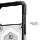 UAG รุ่น Pathfinder Clear (Magsafe) - เคส iPhone 17 Pro Max - สี Ice/Silver