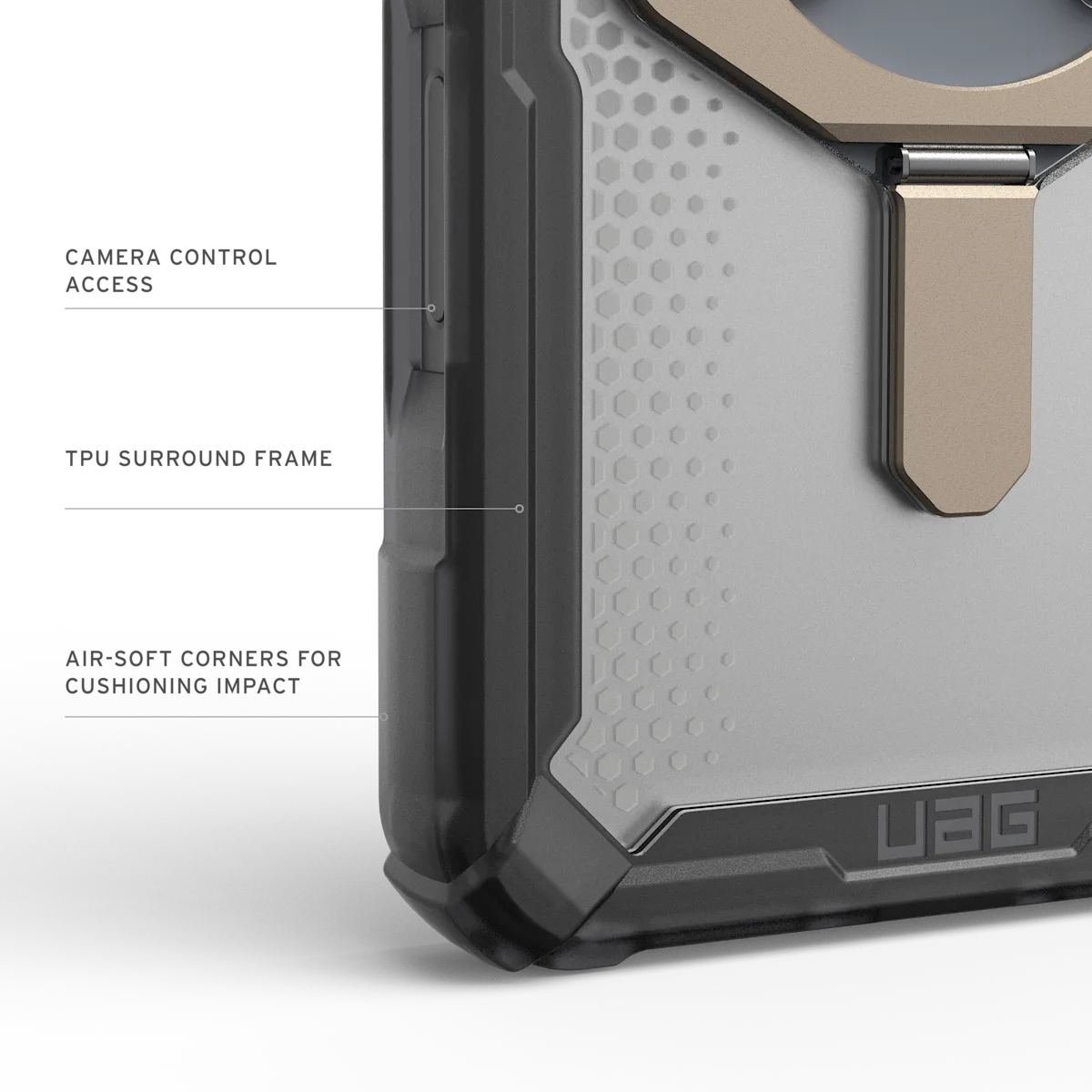 UAG รุ่น Plasma XTE (Magsafe) - เคส iPhone 17 Pro Max - สี Ash/Titanium