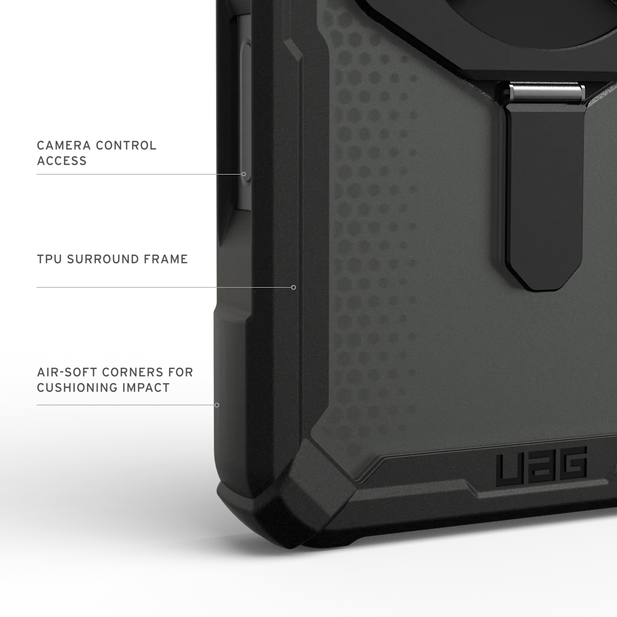 UAG รุ่น Plasma XTE (Magsafe) - เคส iPhone 17 Pro Max - สี Black/Pop Orange