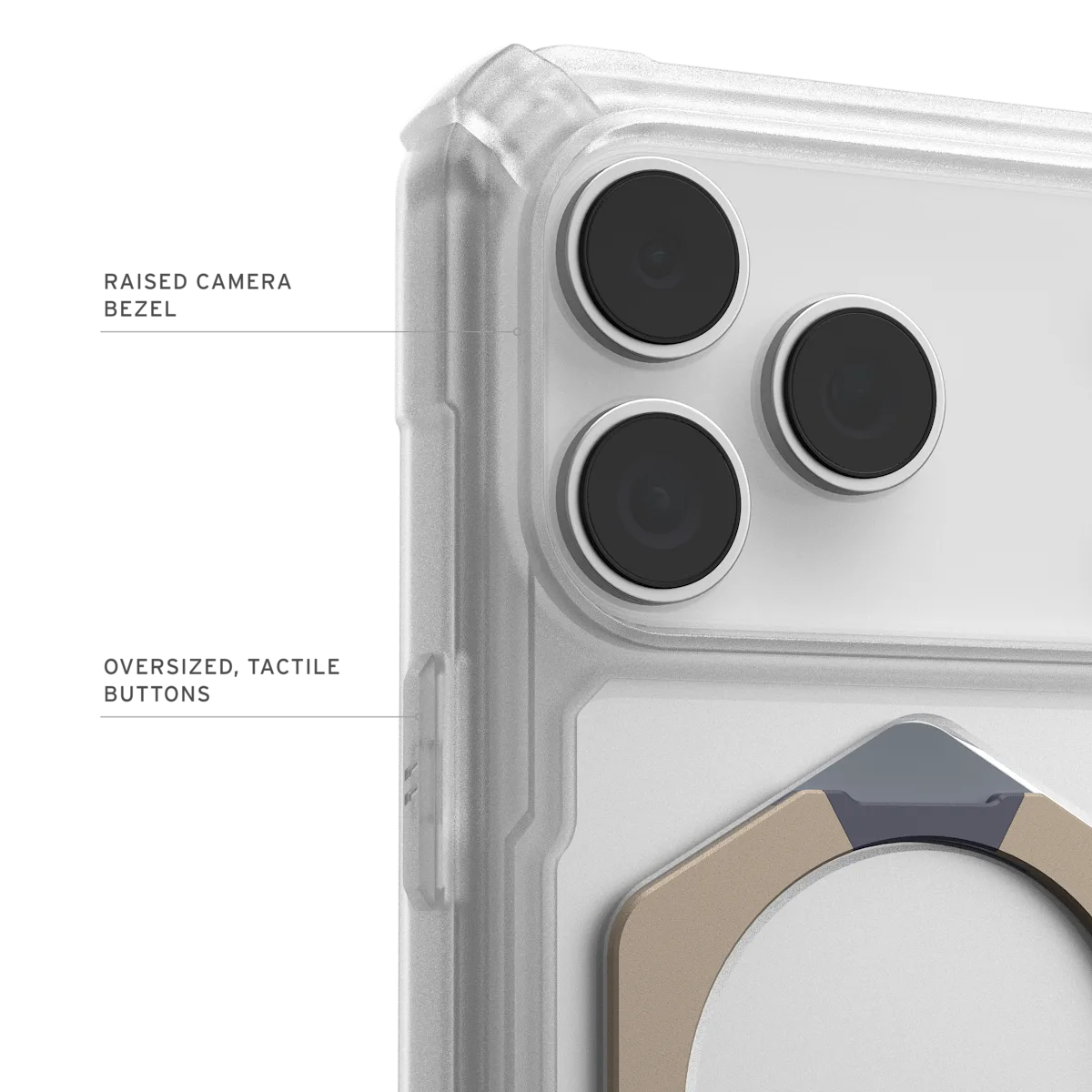 UAG รุ่น Plasma XTE (Magsafe) - เคส iPhone 17 Pro Max - สี Clear/Titanium