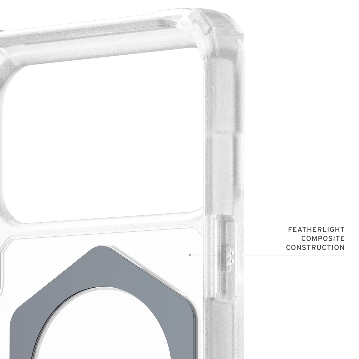 UAG รุ่น Plasma XTE (Magsafe) - เคส iPhone 17 Pro Max - สี Clear/Titanium