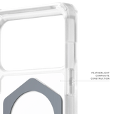 UAG รุ่น Plasma XTE (Magsafe) - เคส iPhone 17 Pro Max - สี Clear/Titanium