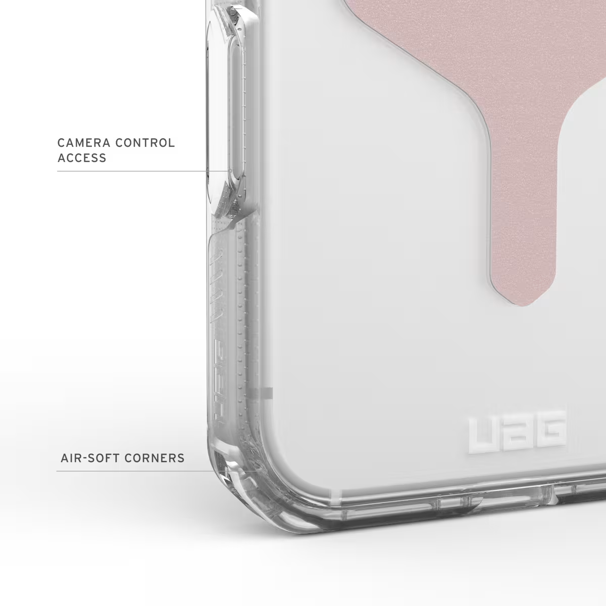 UAG รุ่น Plyo Pro - เคส iPhone 17 Pro Max - สี Ice/Rose Gold