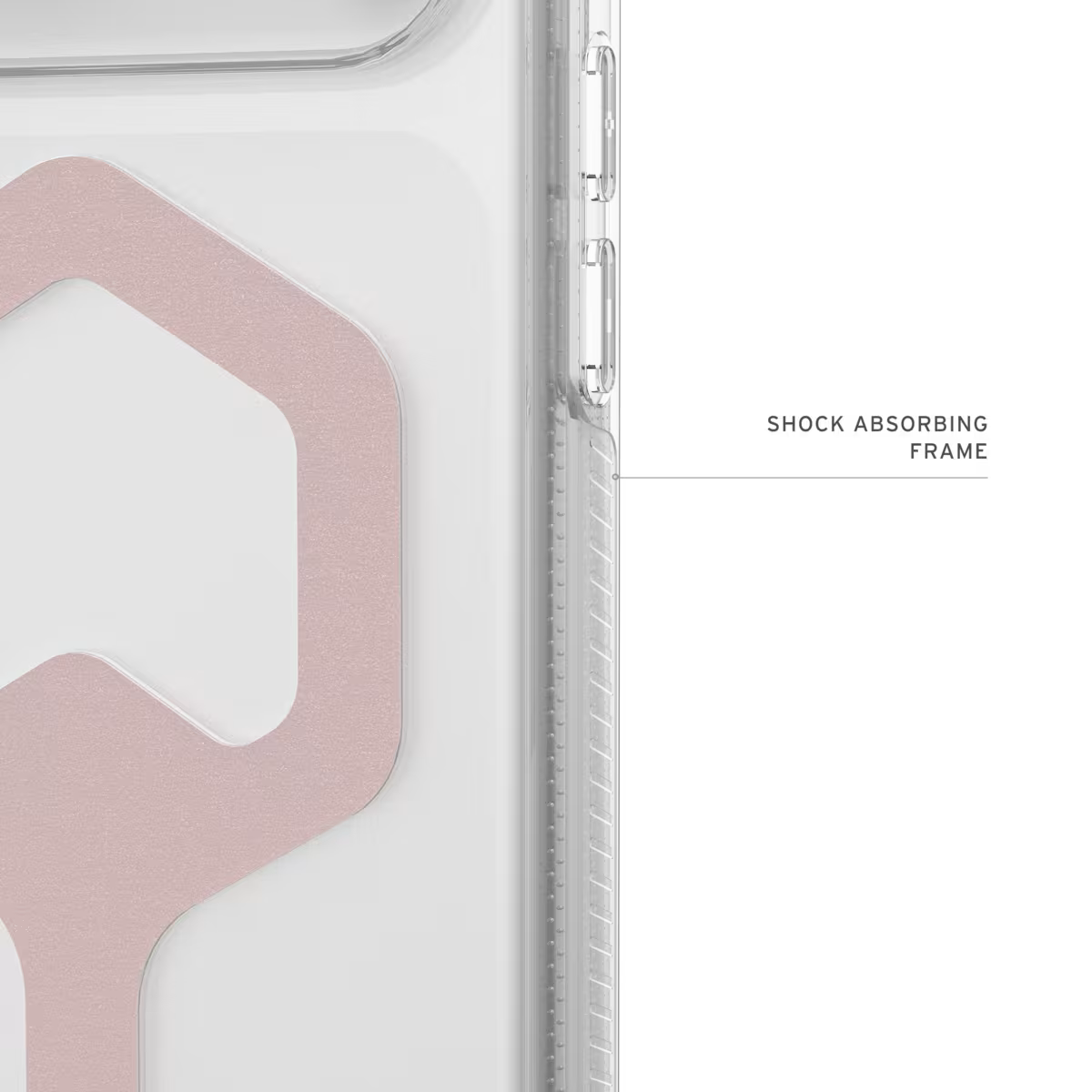 UAG รุ่น Plyo Pro - เคส iPhone 17 Pro Max - สี Ice/Rose Gold