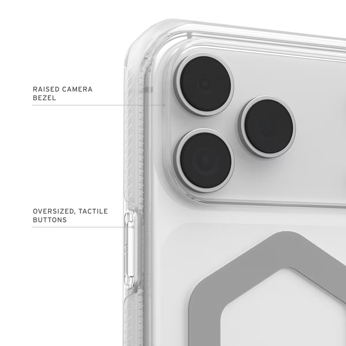 UAG รุ่น Plyo Pro - เคส iPhone 17 Pro Max - สี Ice/Silver
