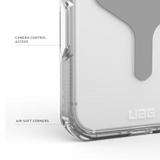UAG รุ่น Plyo Pro - เคส iPhone 17 Pro Max - สี Ice/Silver