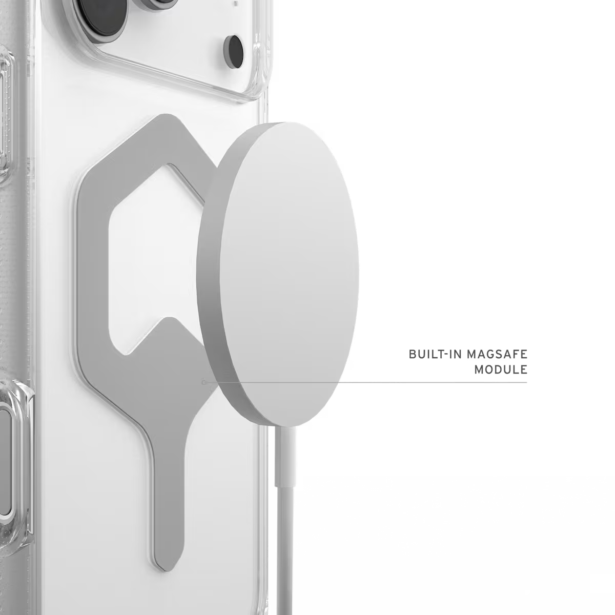 UAG รุ่น Plyo Pro - เคส iPhone 17 Pro Max - สี Ice/Silver