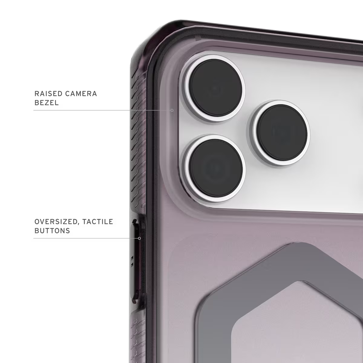 UAG รุ่น Plyo Pro - เคส iPhone 17 Pro Max - สี Black/Clear Ombre