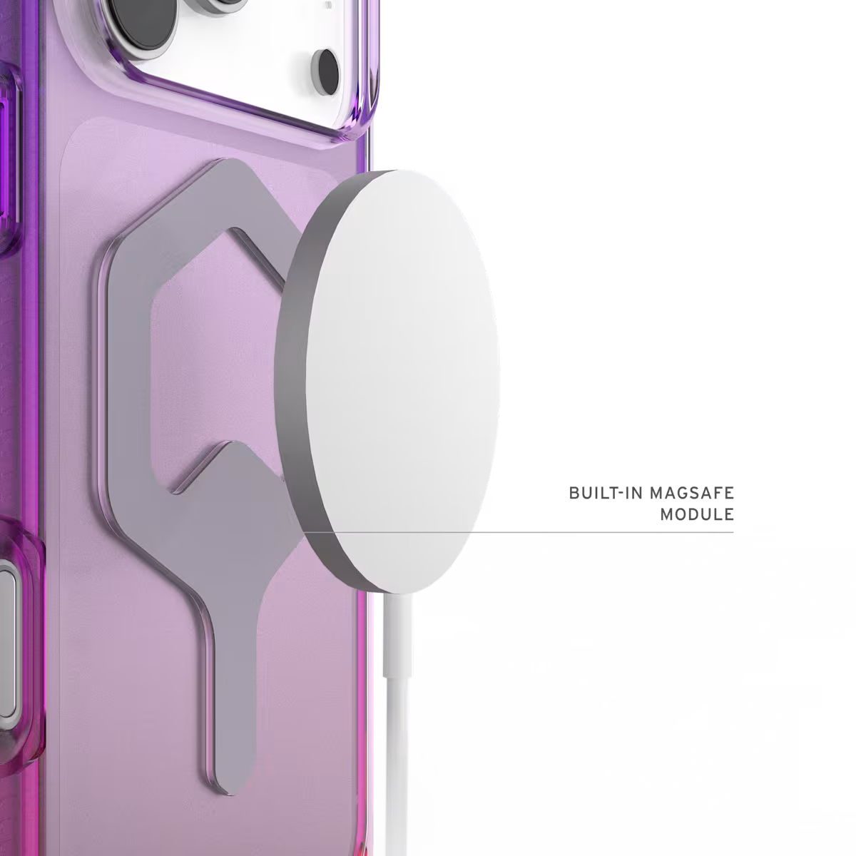 UAG รุ่น Plyo Pro - เคส iPhone 17 Pro Max - สี Purple/Pink Ombre