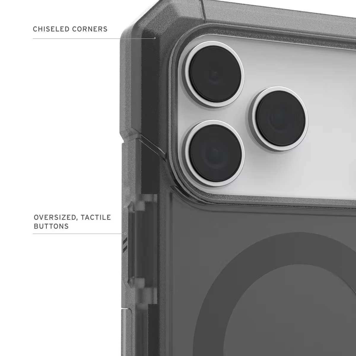 UAG รุ่น Trooper (Magsafe) - เคส iPhone 17 Pro Max - สี Ash