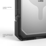 UAG รุ่น Trooper (Magsafe) - เคส iPhone 17 Pro Max - สี Clear/Ash