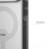 UAG รุ่น Trooper (Magsafe) - เคส iPhone 17 Pro Max - สี Clear/Ash