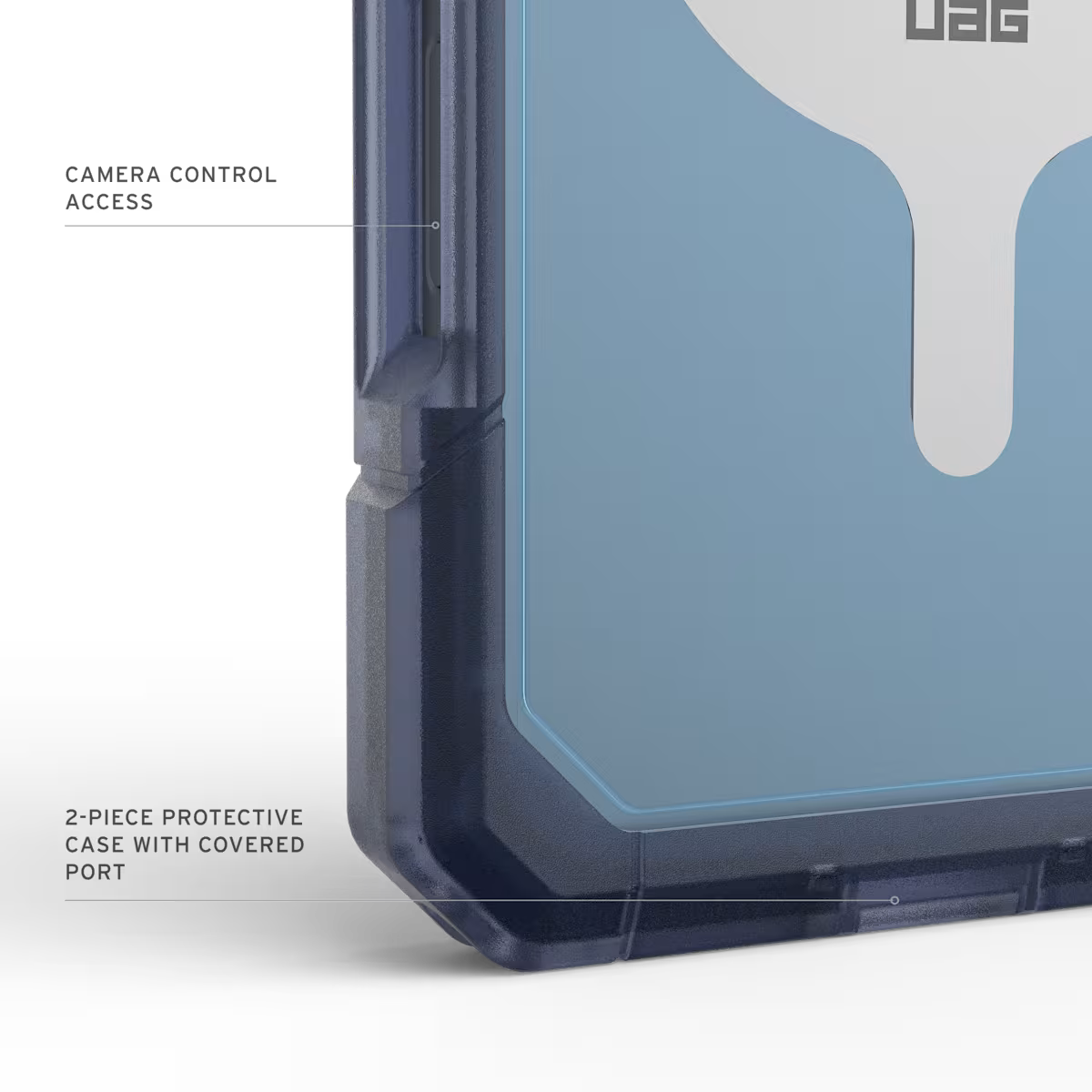 UAG รุ่น Trooper (Magsafe) - เคส iPhone 17 Pro Max - สี Cloud Blue