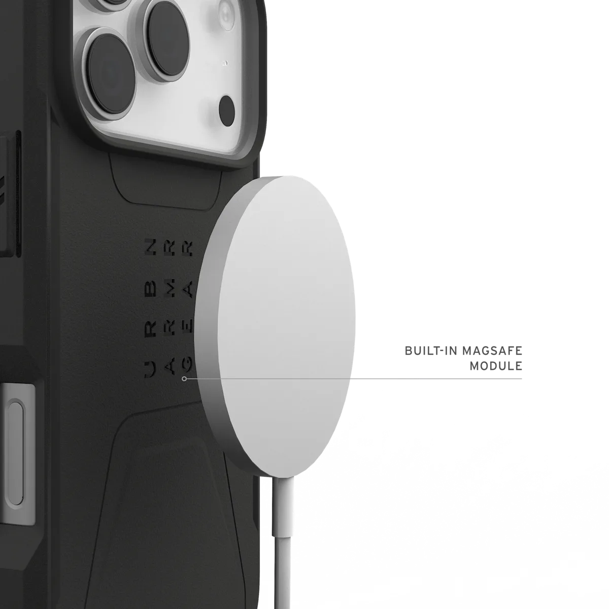 UAG รุ่น Civilian (Magsafe) - เคส iPhone 17 Pro - สี Black