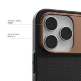 UAG รุ่น Fibr Armr (Magsafe) - เคส iPhone 17 Pro - สี Kevlar Graphite/Bronze