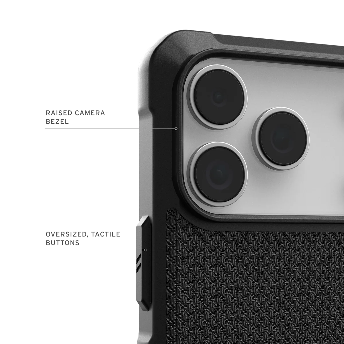 UAG รุ่น Metropolis LT (MagSafe) - เคส iPhone 17 Pro - สี Kevlar Black