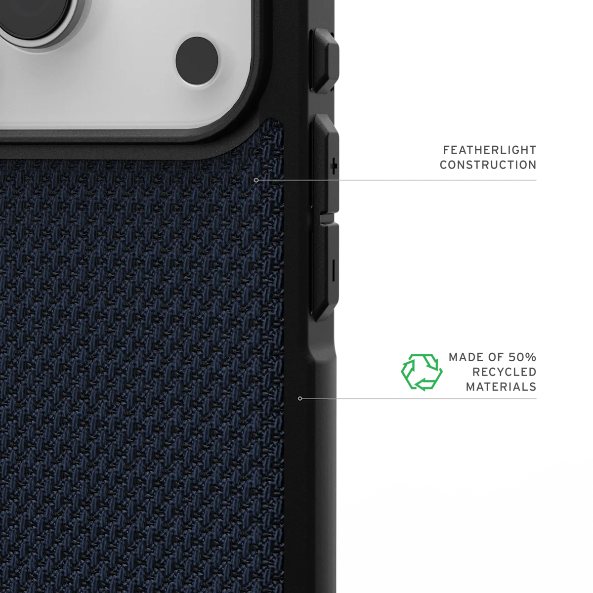 UAG รุ่น Metropolis LT (MagSafe) – เคส iPhone 17 Pro – สี Kevlar Mallard