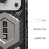 UAG รุ่น Monarch Pro - เคส iPhone 17 Pro - สี Titanium