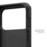 UAG รุ่น Monarch Pro - เคส iPhone 17 Pro - สี Kevlar Black