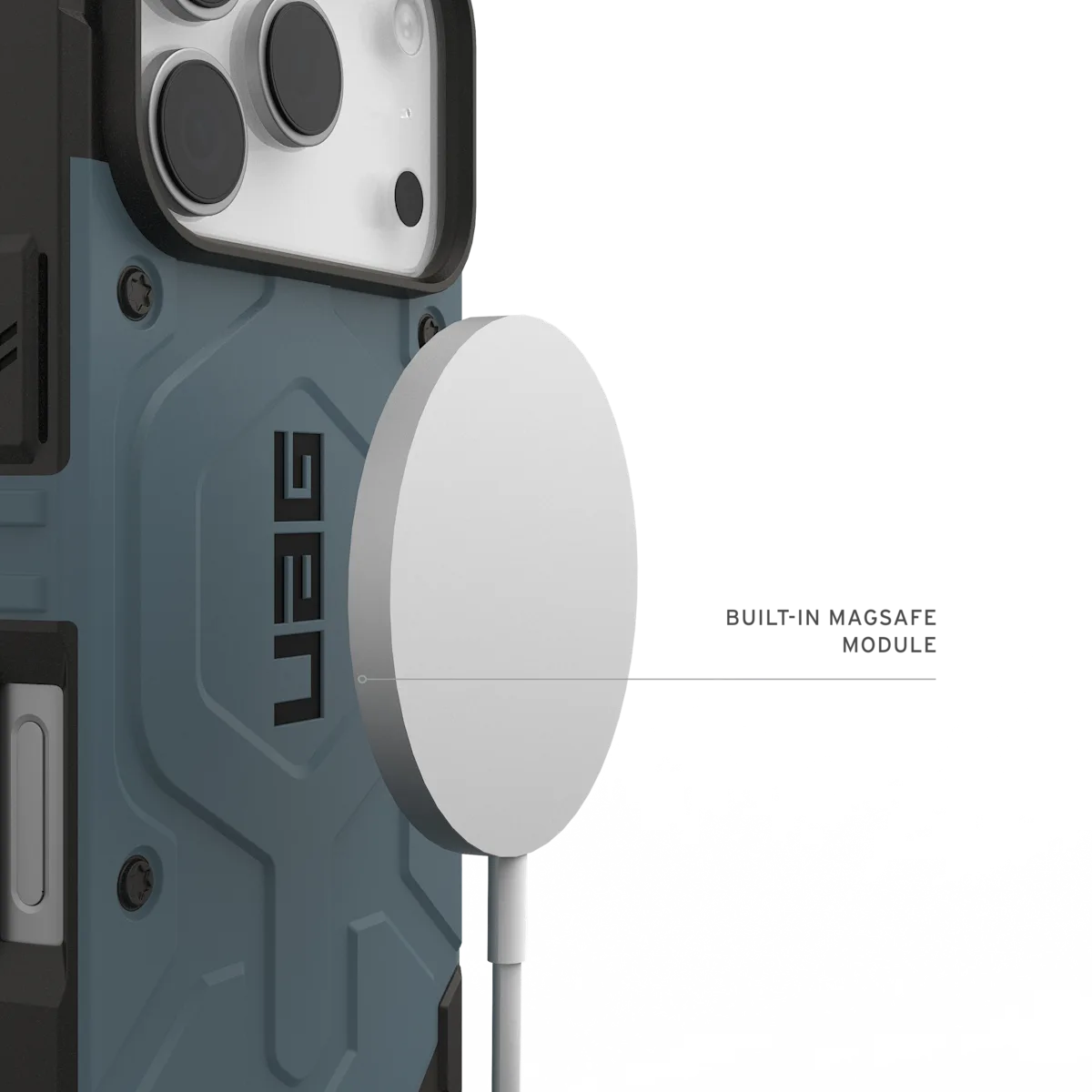 UAG รุ่น Pathfinder (Magsafe) - เคส iPhone 17 Pro - สี Cloud Blue