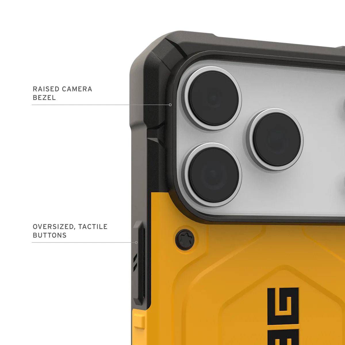 UAG รุ่น Pathfinder (Magsafe) - เคส iPhone 17 Pro - สี Heritage Yellow