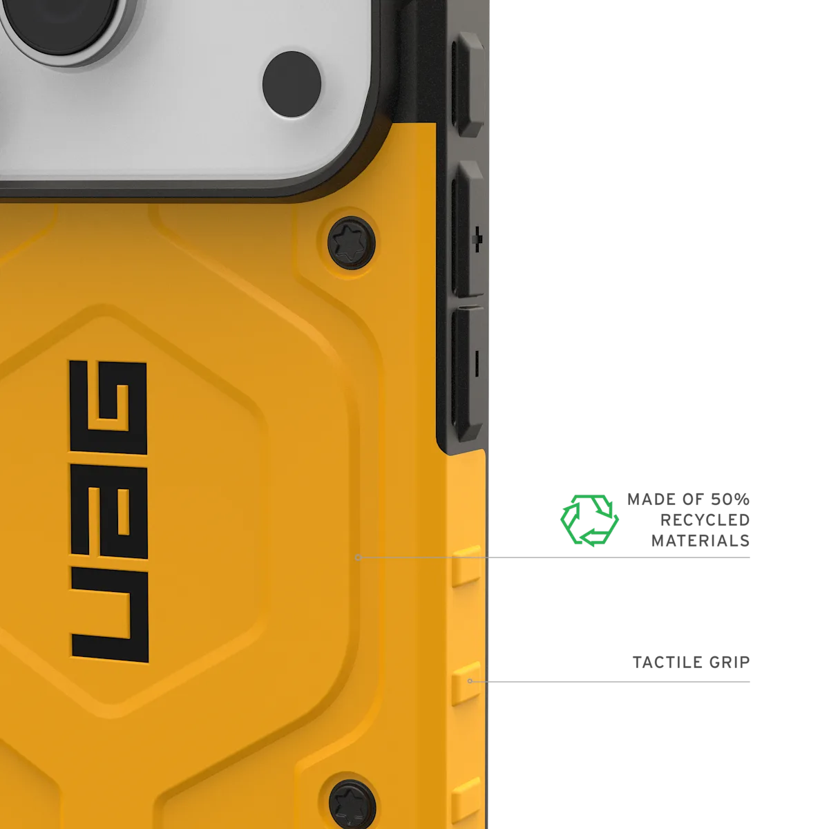 UAG รุ่น Pathfinder (Magsafe) - เคส iPhone 17 Pro - สี Heritage Yellow