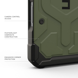 UAG รุ่น Pathfinder (Magsafe) - เคส iPhone 17 Pro - สี Olive