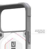 UAG รุ่น Pathfinder Clear (Magsafe) - เคส iPhone 17 Pro - สี Active Lava/Lanyard