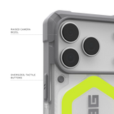 UAG รุ่น Pathfinder Clear (Magsafe) - เคส iPhone 17 Pro - สี Active Neon