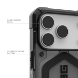 UAG รุ่น Pathfinder Clear (Magsafe) - เคส iPhone 17 Pro - สี Ash/Black