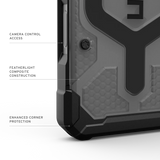 UAG รุ่น Pathfinder Clear (Magsafe) - เคส iPhone 17 Pro - สี Ash/Black