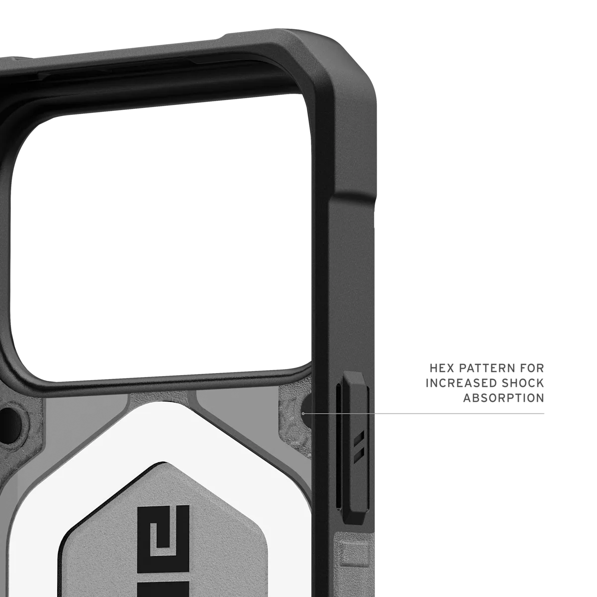 UAG รุ่น Pathfinder Clear (Magsafe) - เคส iPhone 17 Pro - สี Ash/Black
