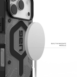 UAG รุ่น Pathfinder Clear (Magsafe) - เคส iPhone 17 Pro - สี Ash/Black