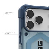 UAG รุ่น Pathfinder Clear (Magsafe) - เคส iPhone 17 Pro - สี Blues/Lanyard