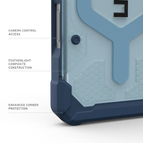 UAG รุ่น Pathfinder Clear (Magsafe) - เคส iPhone 17 Pro - สี Blues/Lanyard