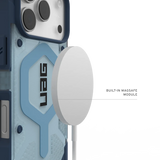 UAG รุ่น Pathfinder Clear (Magsafe) - เคส iPhone 17 Pro - สี Blues/Lanyard