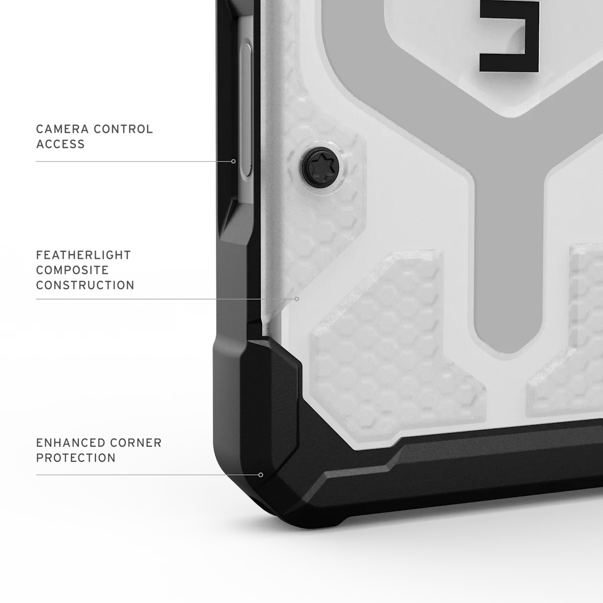 UAG รุ่น Pathfinder Clear (Magsafe) - เคส iPhone 17 Pro - สี Ice/Silver