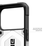 UAG รุ่น Pathfinder Clear (Magsafe) - เคส iPhone 17 Pro - สี Ice/Silver