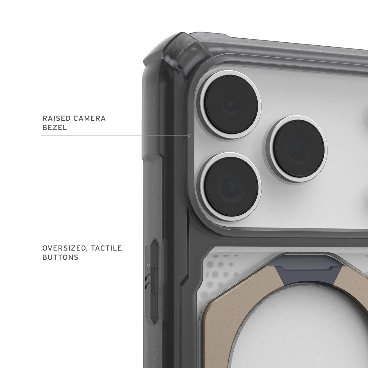 UAG รุ่น Plasma XTE (Magsafe) - เคส iPhone 17 Pro - สี Ash/Titanium