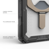 UAG รุ่น Plasma XTE (Magsafe) - เคส iPhone 17 Pro - สี Ash/Titanium