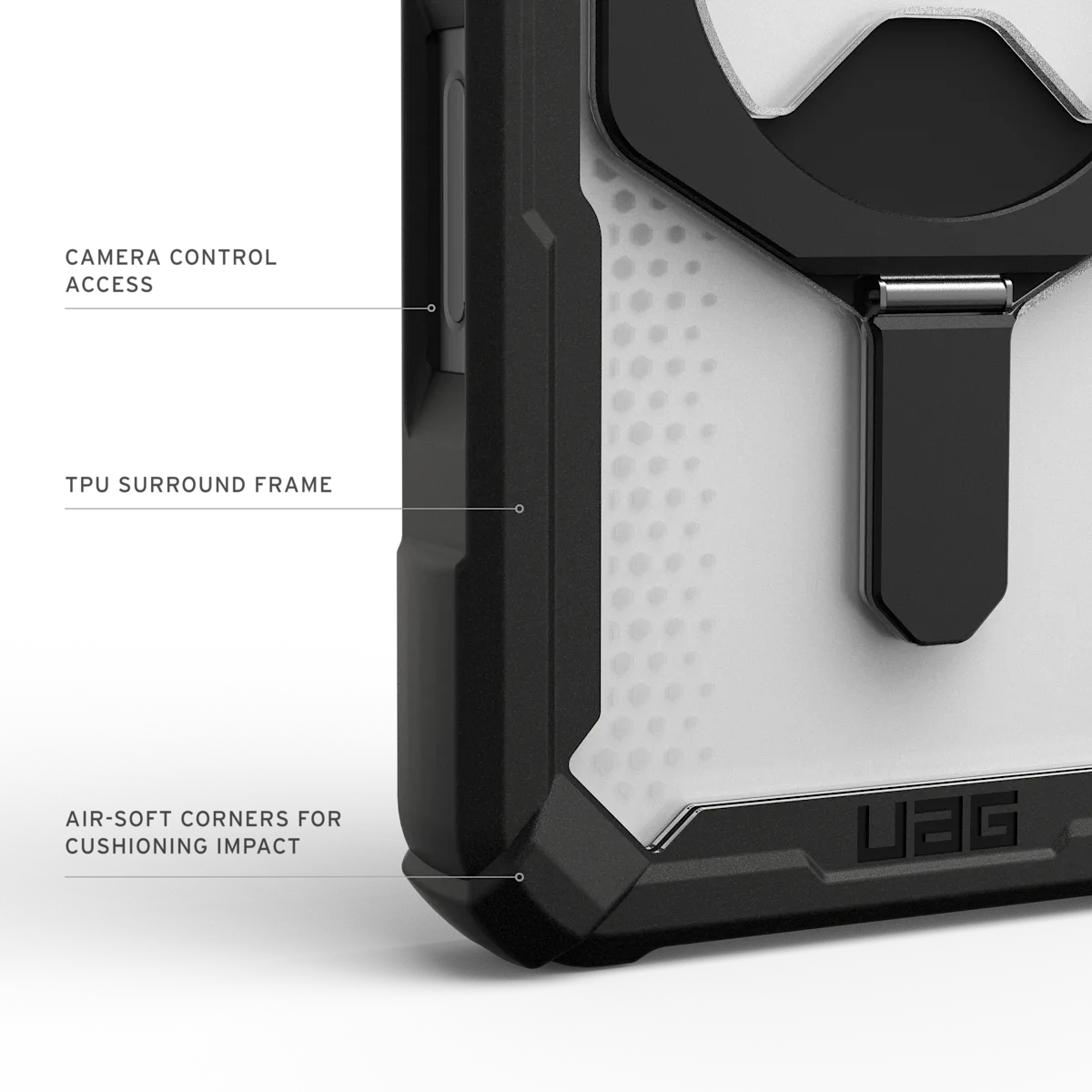 UAG รุ่น Plasma XTE (Magsafe) - เคส iPhone 17 Pro - สี Black/Clear