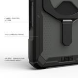 UAG รุ่น Plasma XTE (Magsafe) - เคส iPhone 17 Pro - สี Black/Pop Orange