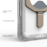 UAG รุ่น Plasma XTE (Magsafe) - เคส iPhone 17 Pro - สี Clear/Titanium