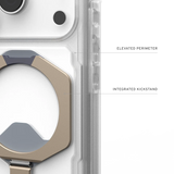 UAG รุ่น Plasma XTE (Magsafe) - เคส iPhone 17 Pro - สี Clear/Titanium